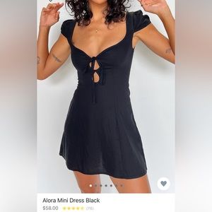 Princess Polly / Black mini dress